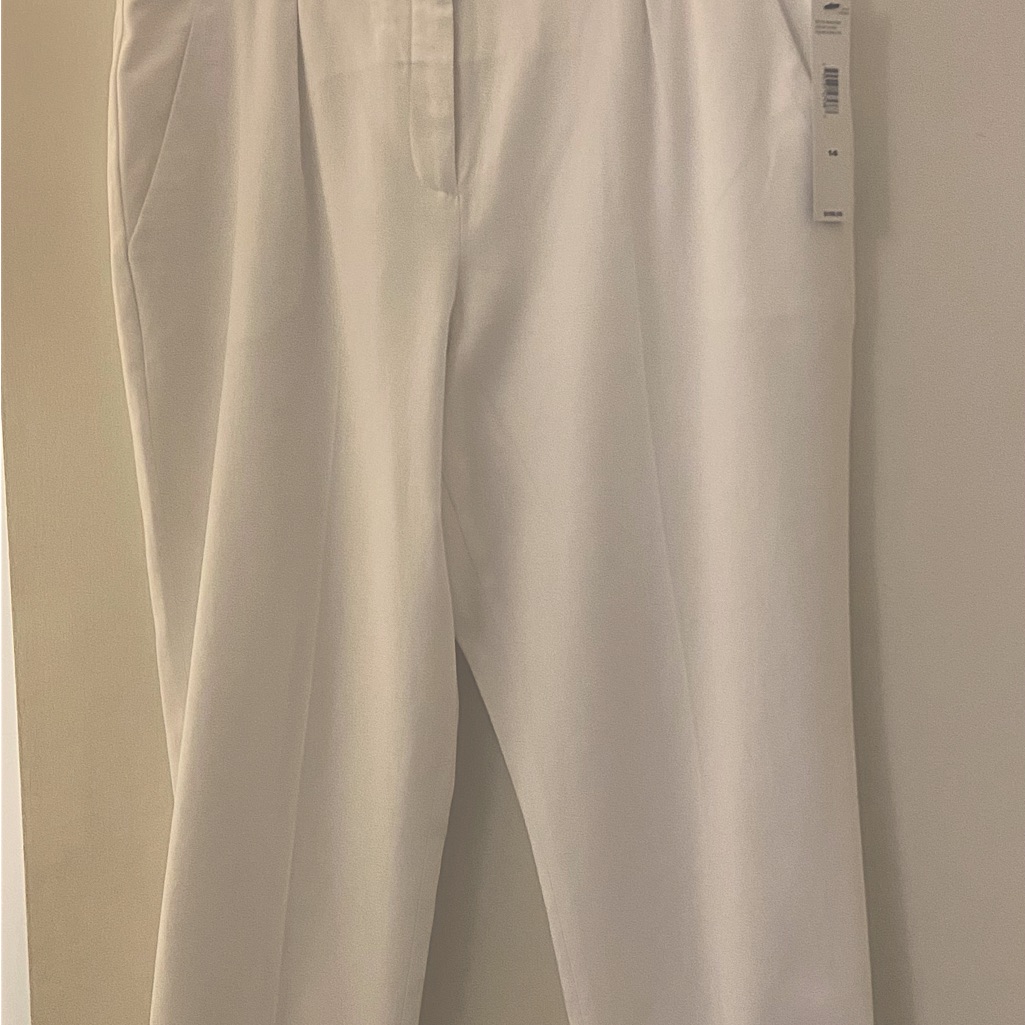 Dkny White Ankle Pants